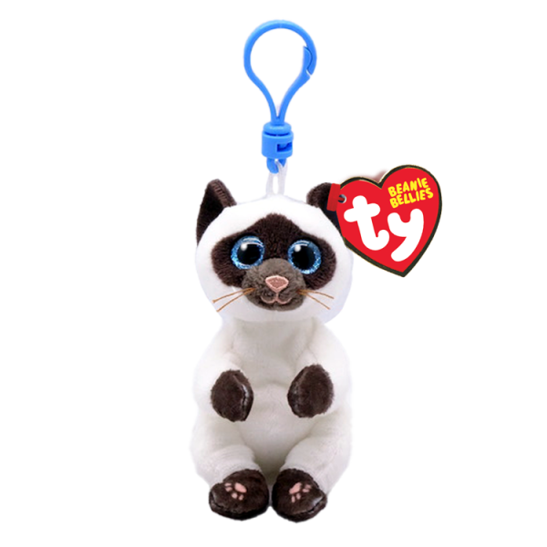 TY Beanie Bellies Siyam Kedisi Miso Peluş Anahtarlık 12 cm.