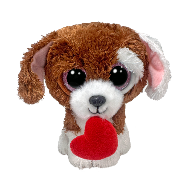 TY Beanie Boos Kalpli Kahverengi Köpek Cuddles 15 cm.