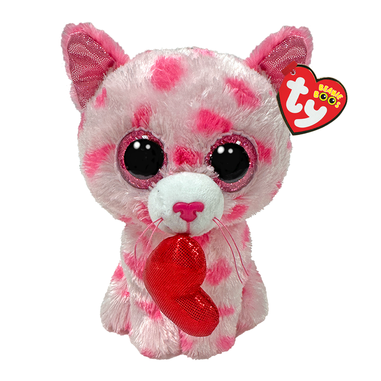 TY Beanie Boos Kalpli Pembe Kedi Sweet 15 cm.