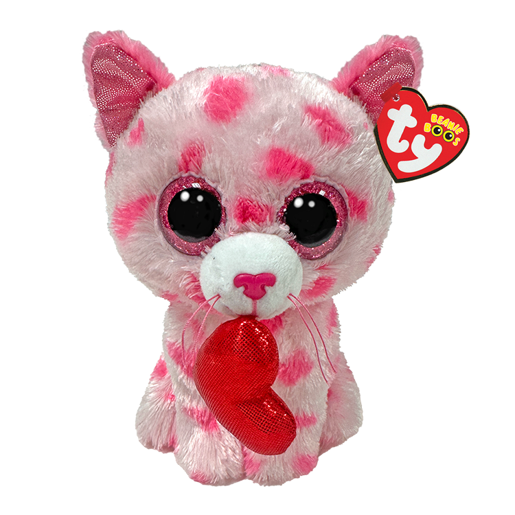TY Beanie Boos Kalpli Pembe Kedi Sweet 15 cm.