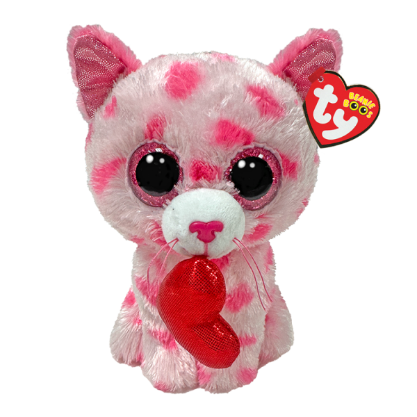 TY Beanie Boos Kalpli Pembe Kedi Sweet 15 cm.