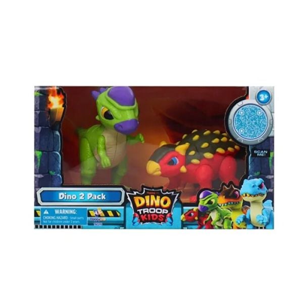Ankylosaurus ve Pachycephalosaurus İkili Set