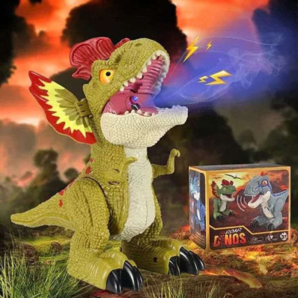 Pilli Buhar Üfleyen Dinozor Dilophosaurus