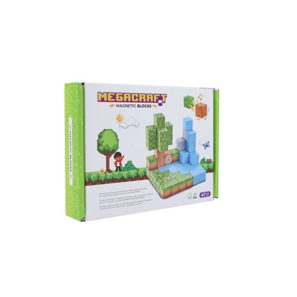 47 Pieces Forest Themed Magnetic Blocks
