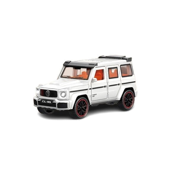 16 cm. Die Cast Işıklı SUV Araba (4 Asorti)