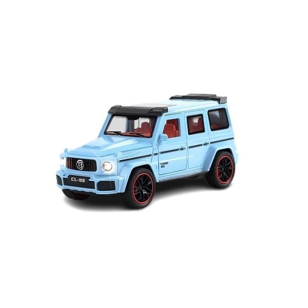 16 cm. Die Cast Işıklı SUV Araba (4 Asorti)