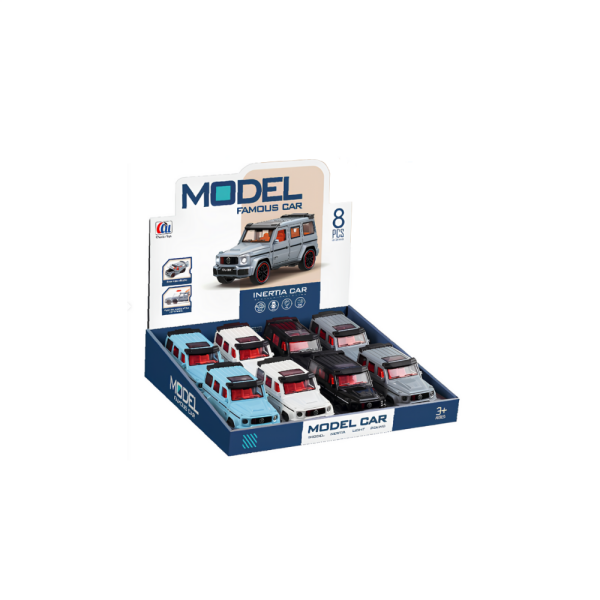 16 cm. Die Cast Işıklı SUV Araba (4 Asorti)