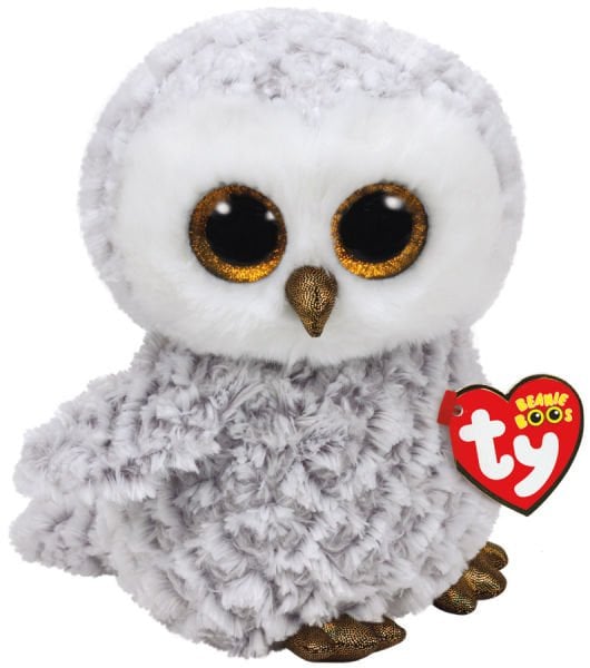 TY Beanie Boos Beyaz Baykuş Owlette Peluş 25 cm.