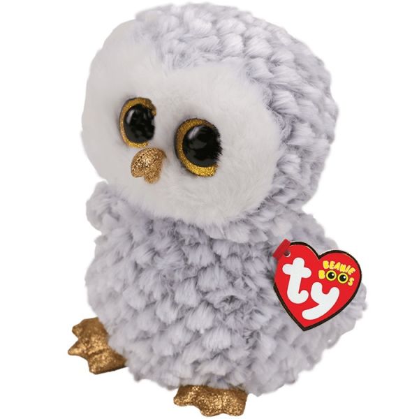 TY Beanie Boos Beyaz Baykuş Owlette Peluş 40 cm.