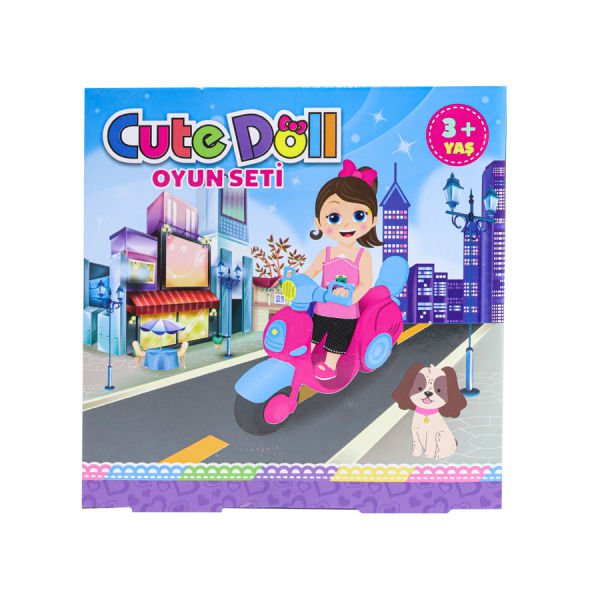 Sevimli Bebek Motorsikletli Oyun Seti