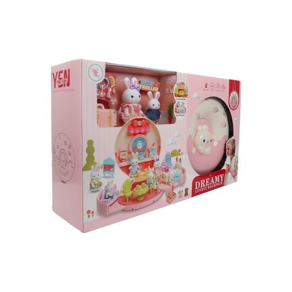 Bay Dreamy Sırt Çantalı Mini Tavşan Evi