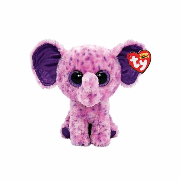 TY Beanie Boos Benekli Mor Fil Eva Peluş 15 cm.