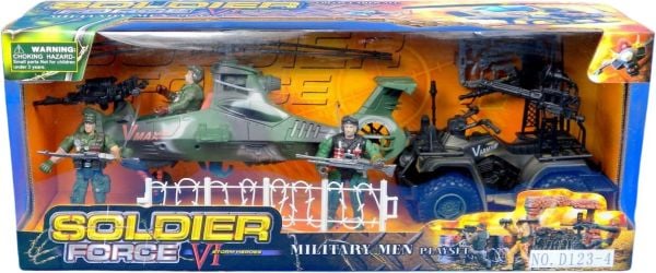 Atv ve Helikopterli Askeri Oyun Seti
