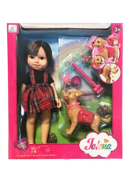 Jelena Bebek Köpeğiyle Gezmede