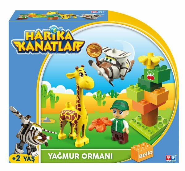 15 Parça Blok Bellonun Yağmur Ormanı