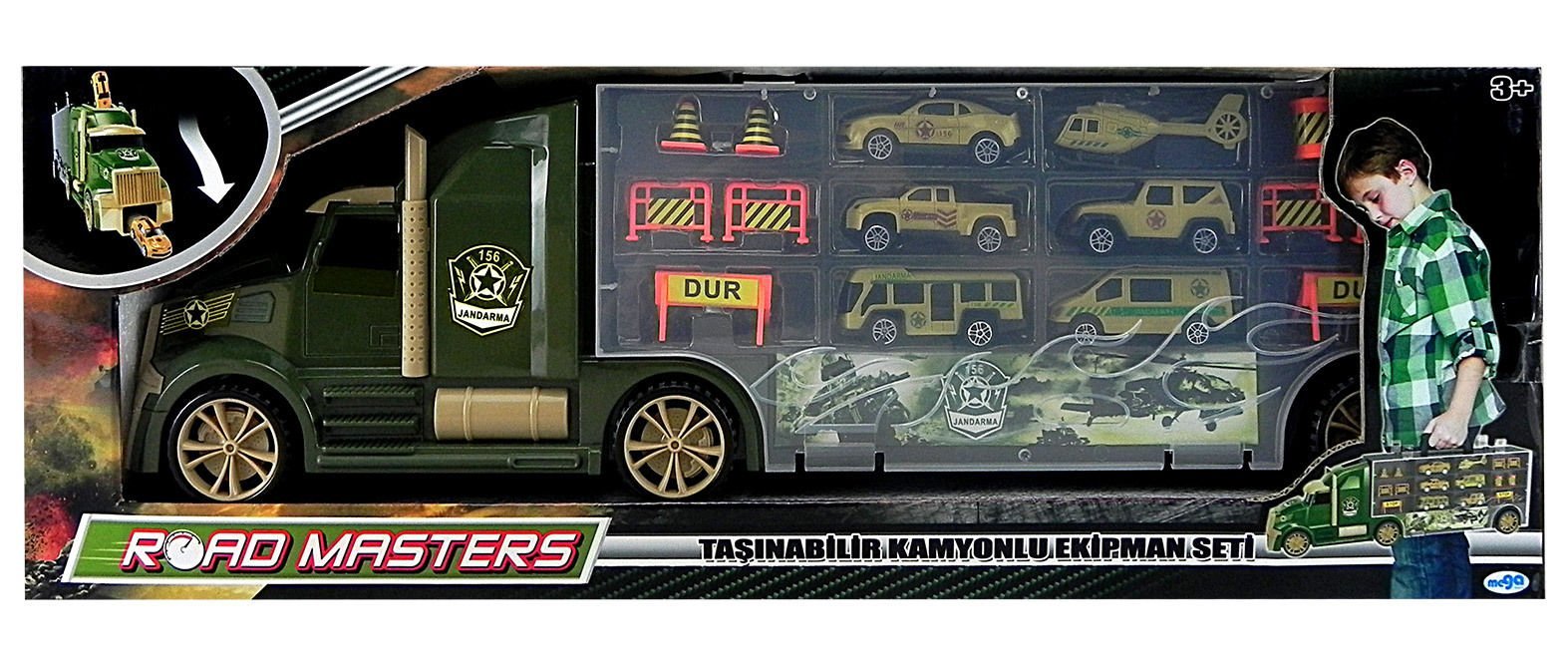Taşınabilir Kamyonlu Asker Seti