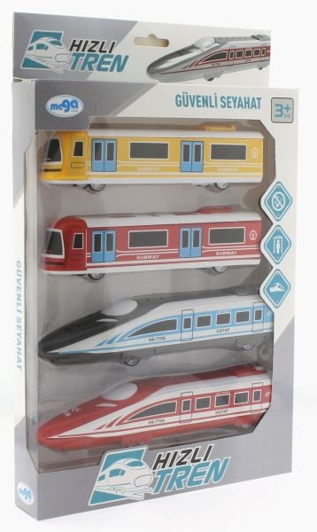 Çek Bırak Plastik Hızlı Tren Seti