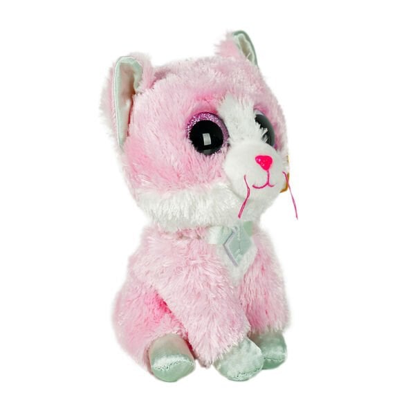 TY Beanie Boos Pembe Kedi Fiona Peluş 15 cm.