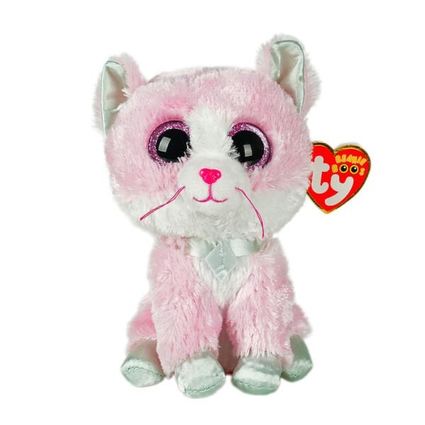 TY Beanie Boos Pembe Kedi Fiona Peluş 15 cm.