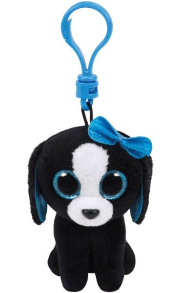 TY Beanie Boos Tracey Siyah Beyaz Köpek Anahtarlık 12 cm.
