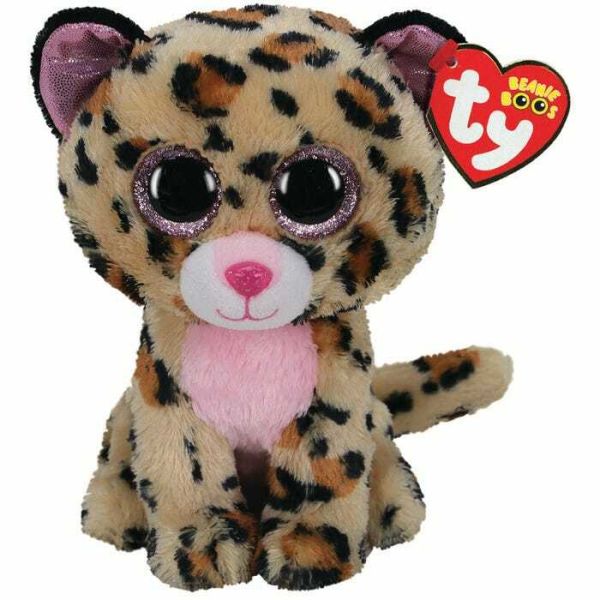 TY Beanie Boos Pembe Leopar Livvie Peluş 25 cm.