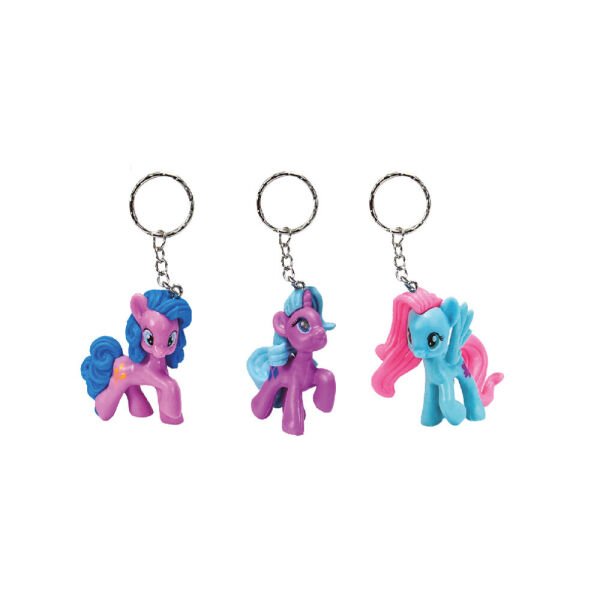 Küçük Unicorn ve Çıkartmalı Metal Anahtarlık 12 Parça
