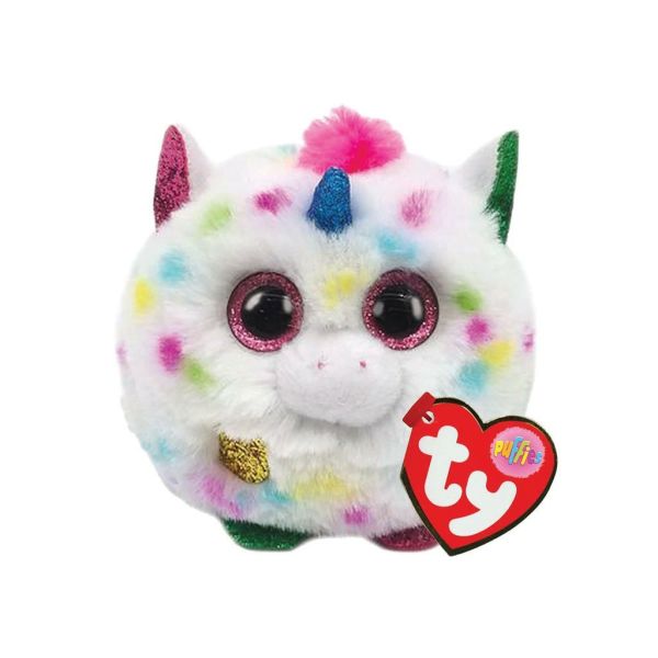 TY Puffies Harmony Benekli Unicorn 7 cm.