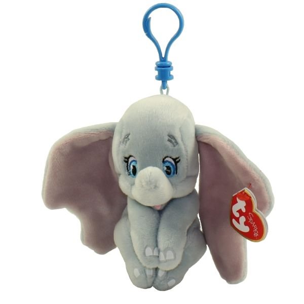 TY Sparkle Sesli Fil Dumbo Peluş Anahtarlık 12 cm.