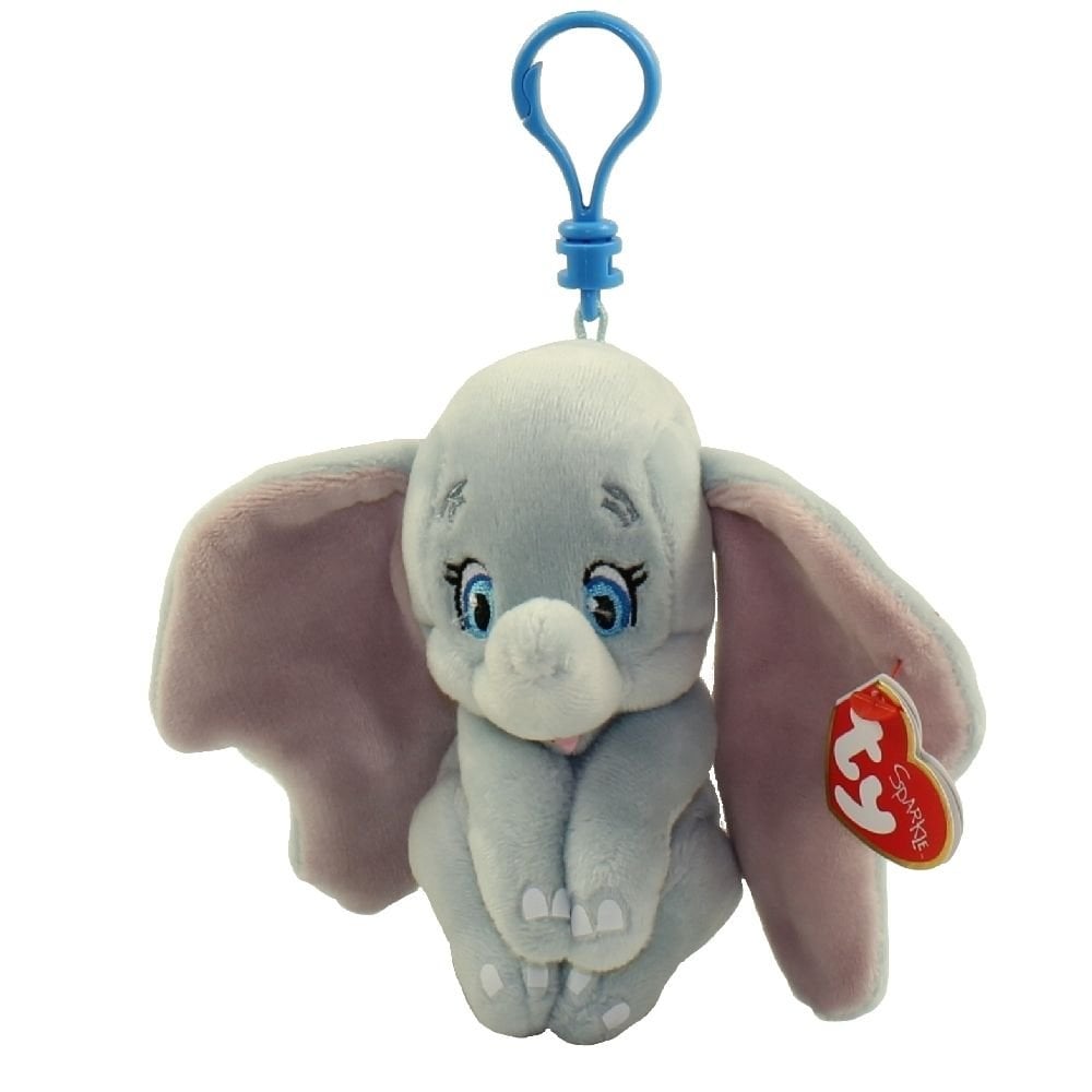 TY Sparkle Sesli Fil Dumbo Peluş Anahtarlık 12 cm.