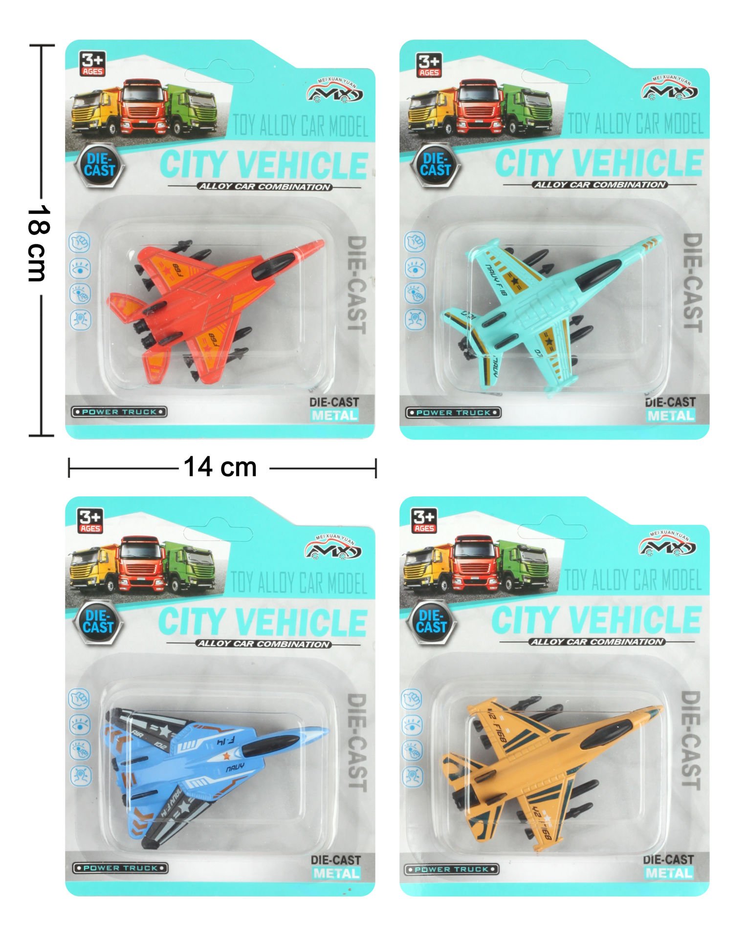 4 Renkli Savaşçı Çek Bırak Uçak