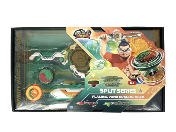 Infinity Nado Split Serisi  - Flaming Wind Dragon Tiger (Alevli Rüzgar Ejderhası Kaplanı)