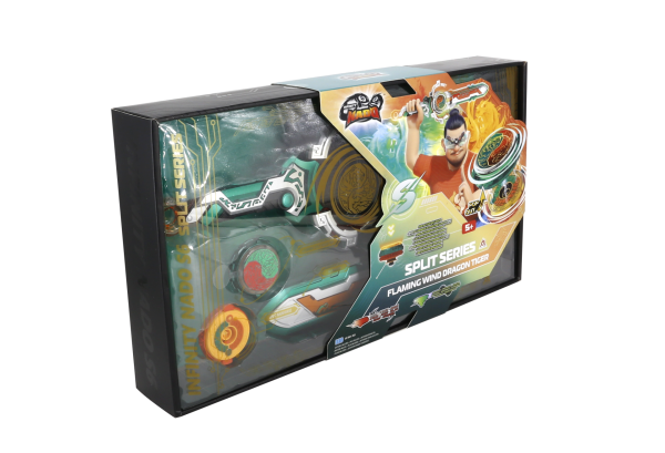 Infinity Nado Split Serisi  - Flaming Wind Dragon Tiger (Alevli Rüzgar Ejderhası Kaplanı)