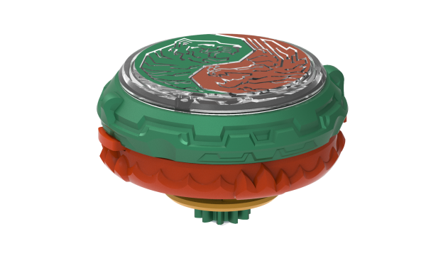 Infinity Nado Split Serisi  - Flaming Wind Dragon Tiger (Alevli Rüzgar Ejderhası Kaplanı)