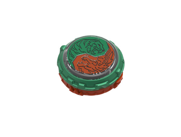 Infinity Nado Split Serisi  - Flaming Wind Dragon Tiger (Alevli Rüzgar Ejderhası Kaplanı)