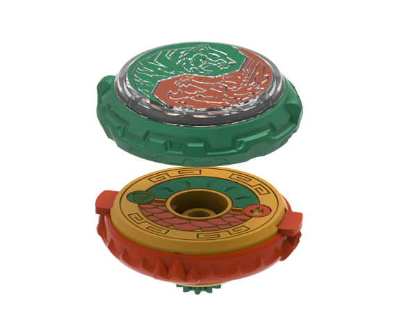 Infinity Nado Split Serisi  - Flaming Wind Dragon Tiger (Alevli Rüzgar Ejderhası Kaplanı)