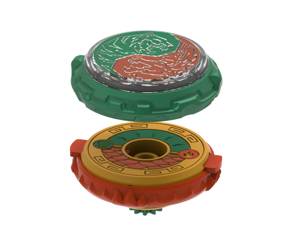 Infinity Nado Split Serisi  - Flaming Wind Dragon Tiger (Alevli Rüzgar Ejderhası Kaplanı)