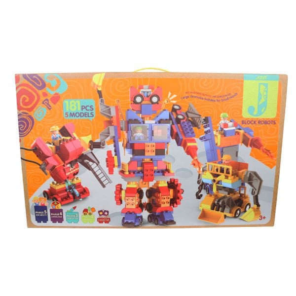 181 Parça Transformer 4 in 1 Blok Seti