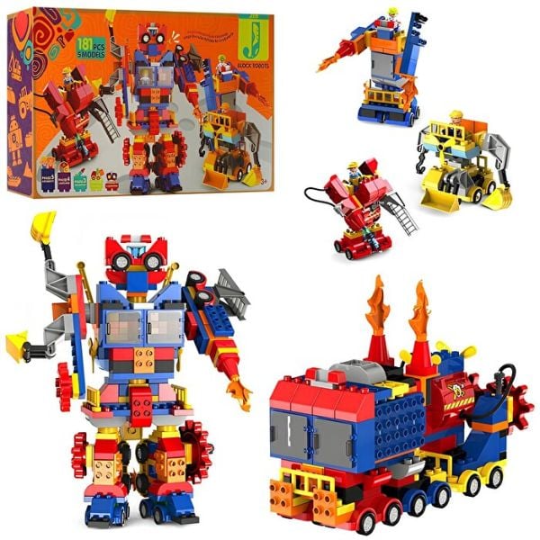 181 Parça Transformer 4 in 1 Blok Seti