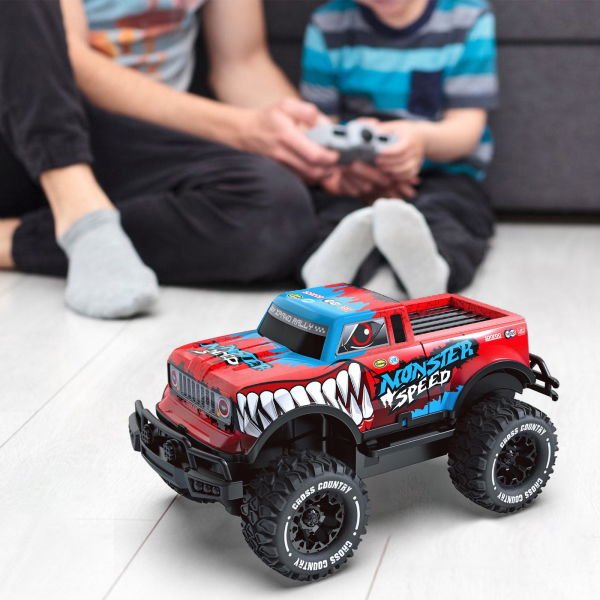 1:20 Uzaktan Kumandalı Full Fonksiyon LED Aydınlatmalı Speed Monster Kamyonet