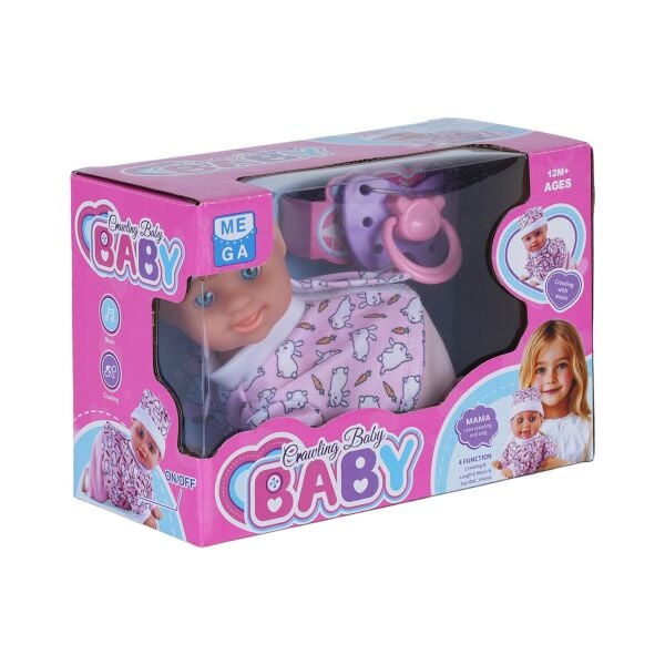 Pilli Emekleyen Sesli Bebek