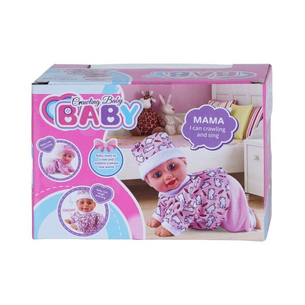 Pilli Emekleyen Sesli Bebek