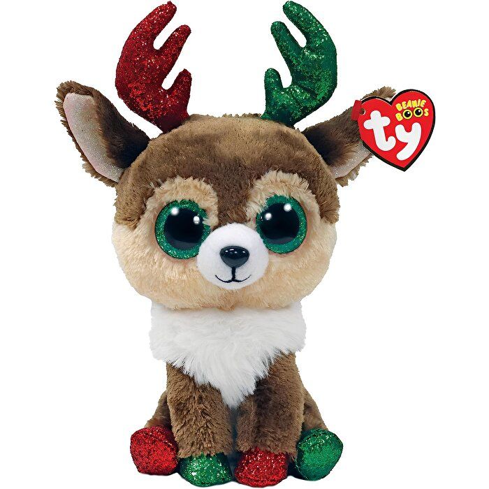 TY Beanie Boos Kahverengi Ren Geyiği Tinseltoes Peluş 15 cm.