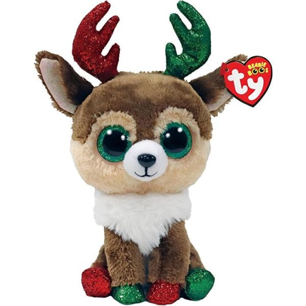 TY Beanie Boos Kahverengi Ren Geyiği Tinseltoes Peluş 15 cm.