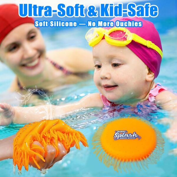 Splash Su Püskürten Silikon Frizbi 18 cm.