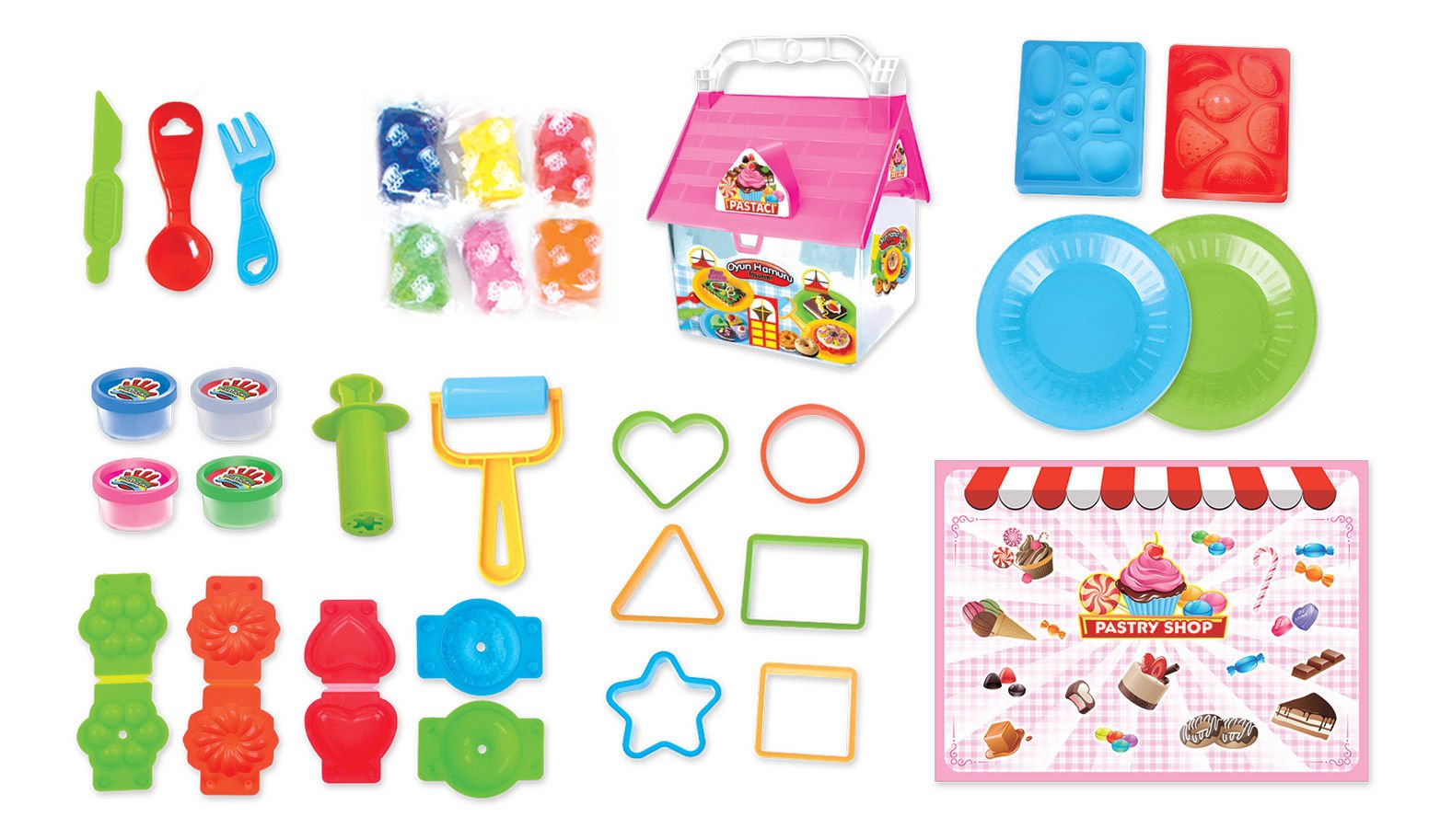 Pastacı Oyun Hamuru Tasarım Seti