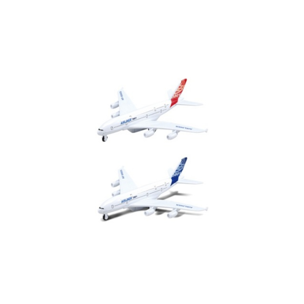 Die-Cast Aircaster Sür Gitsin Yolcu Uçağı (2 Asorti)