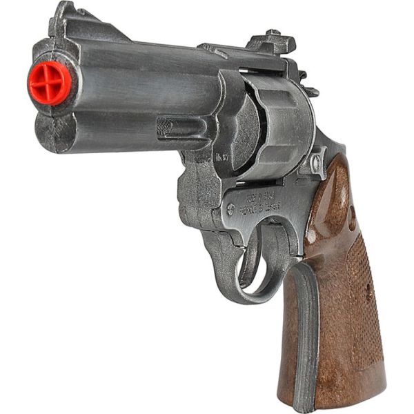 12'li Polis Kılıflı Revolver - Gri