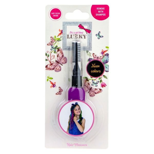 Lukky Neon Mor Saç Boyama Maskarası