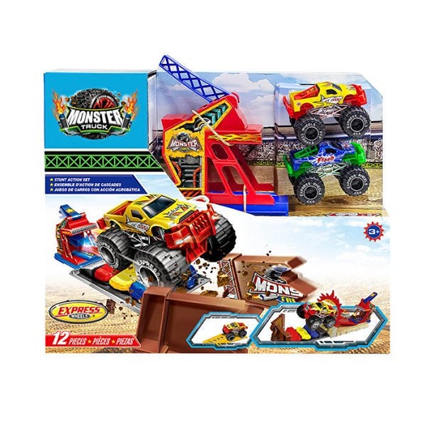 12 Parça Monster Truck Aksiyon Oyun Seti