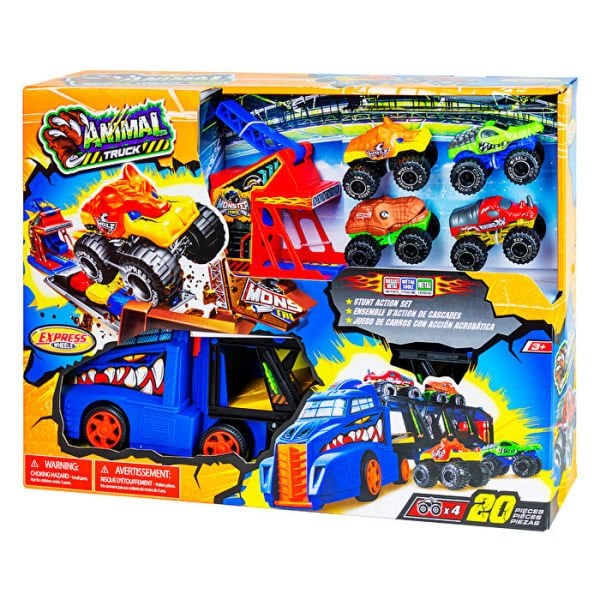 Combo Animal Truck ve Launcher Playset
